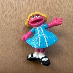 Vintage 90’s Prairie Dawn Sesame Street 2.5” Tyco Henson Solid Kids Toy Figure